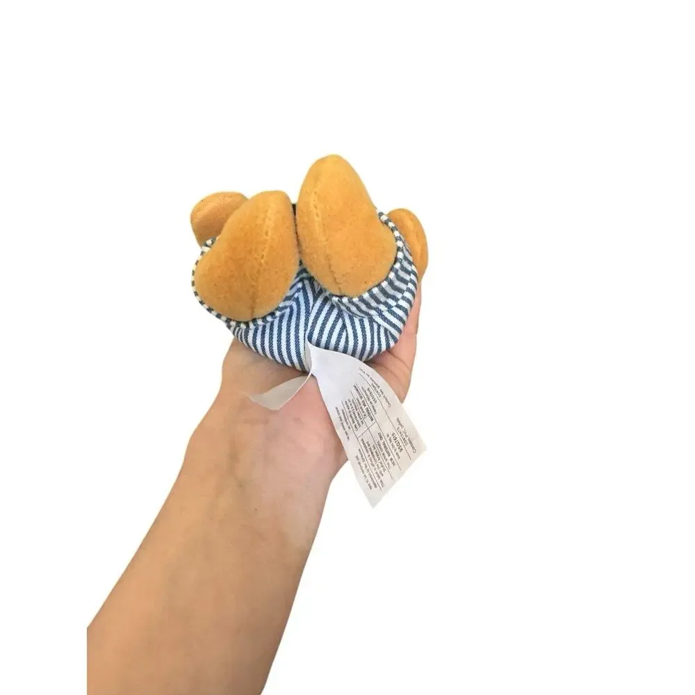 The Disney Store Winnie The Pooh Train Conductor Choo Choi Bean Bag Plush 8” Toy